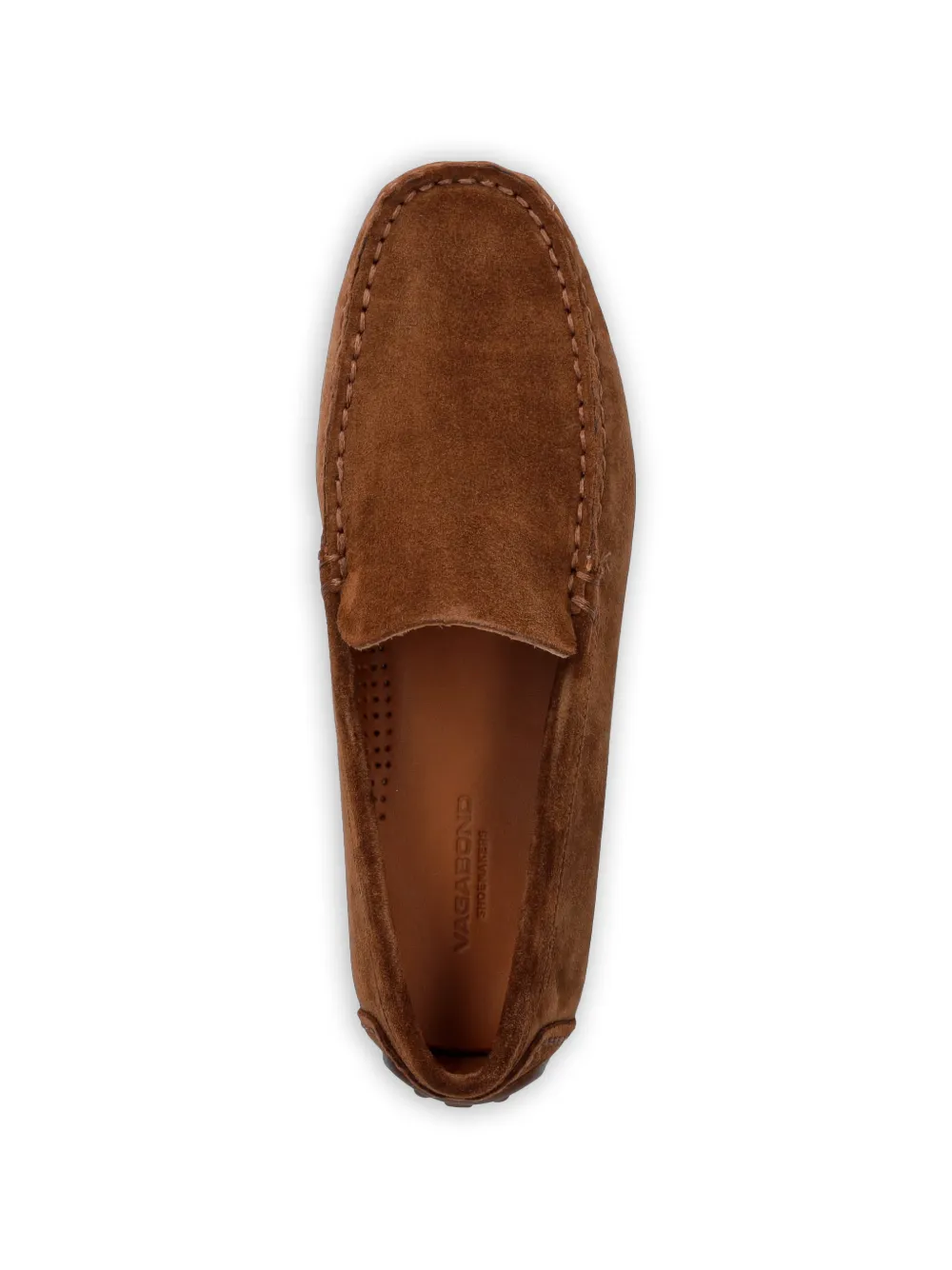 VAGABOND Larissa suede slip-on loafers Bruin