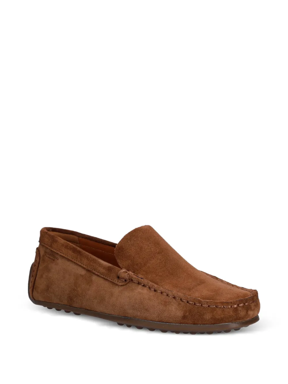 VAGABOND Larissa suede slip-on loafers Bruin