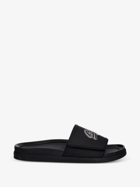 Gant claquettes à logo imprimé