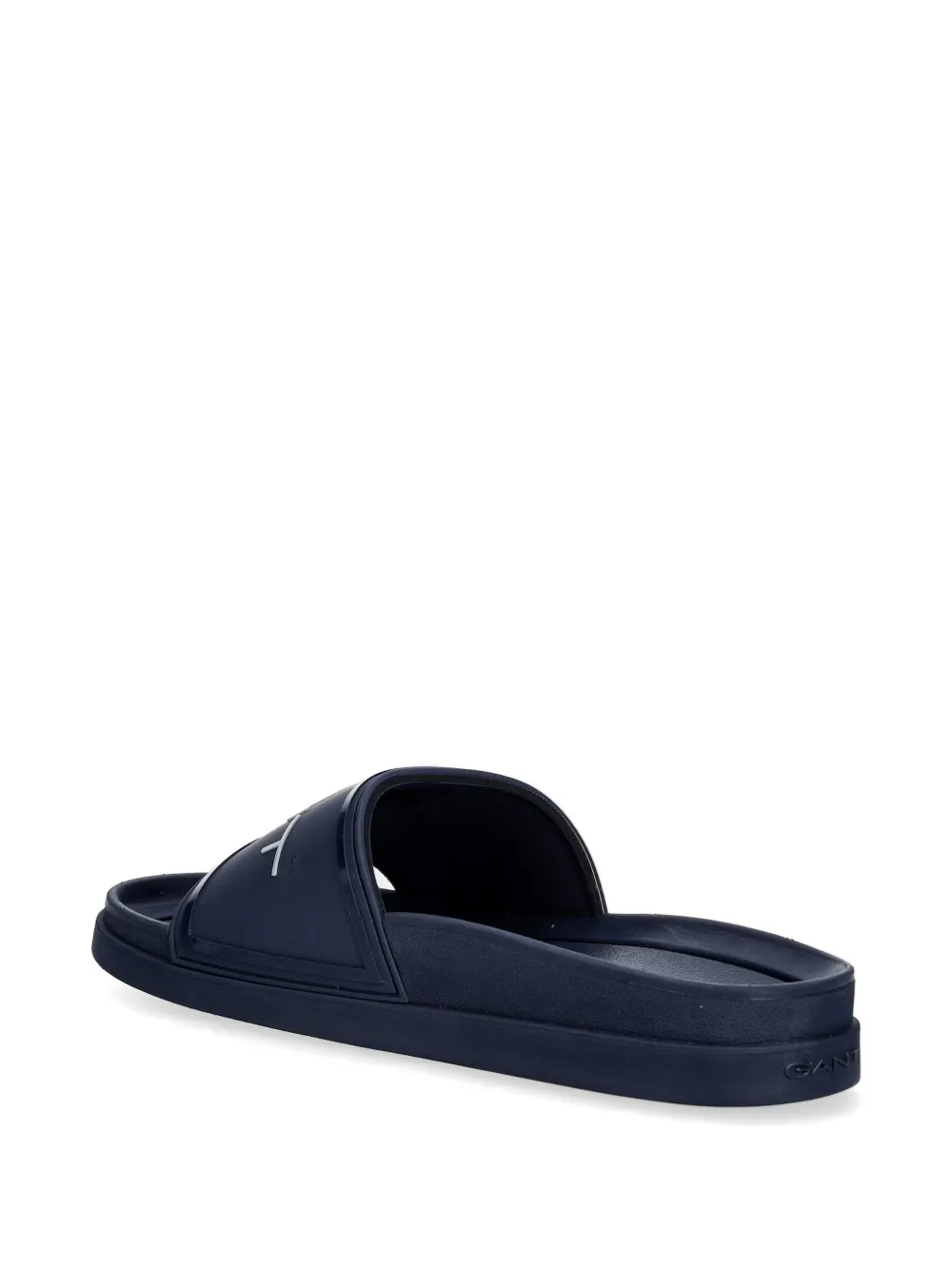 Gant logo-plaque slides Blauw