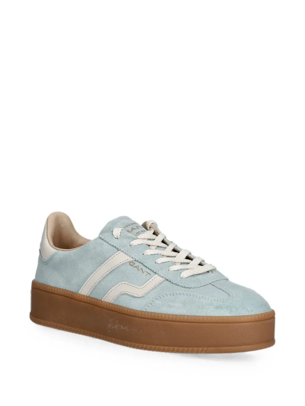Gant suede platform sneakers Blauw
