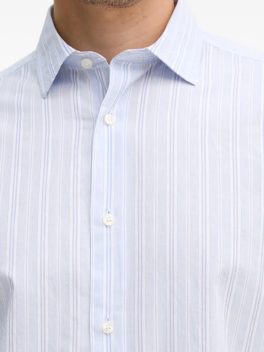 Gant Gestreept overhemd Blauw