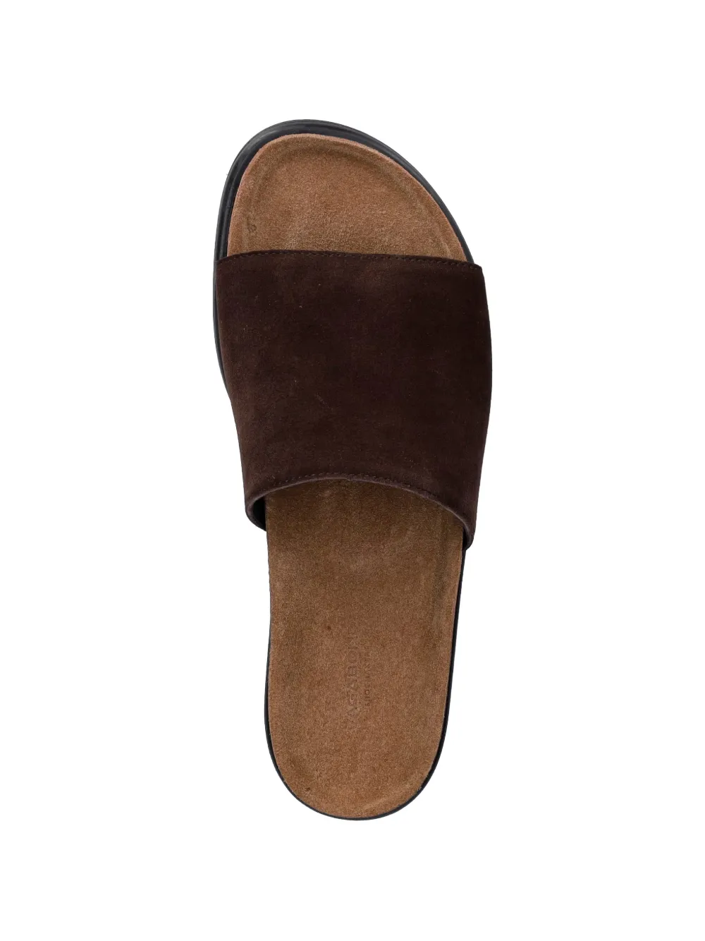 VAGABOND Effie suede-finish flat sandals Bruin