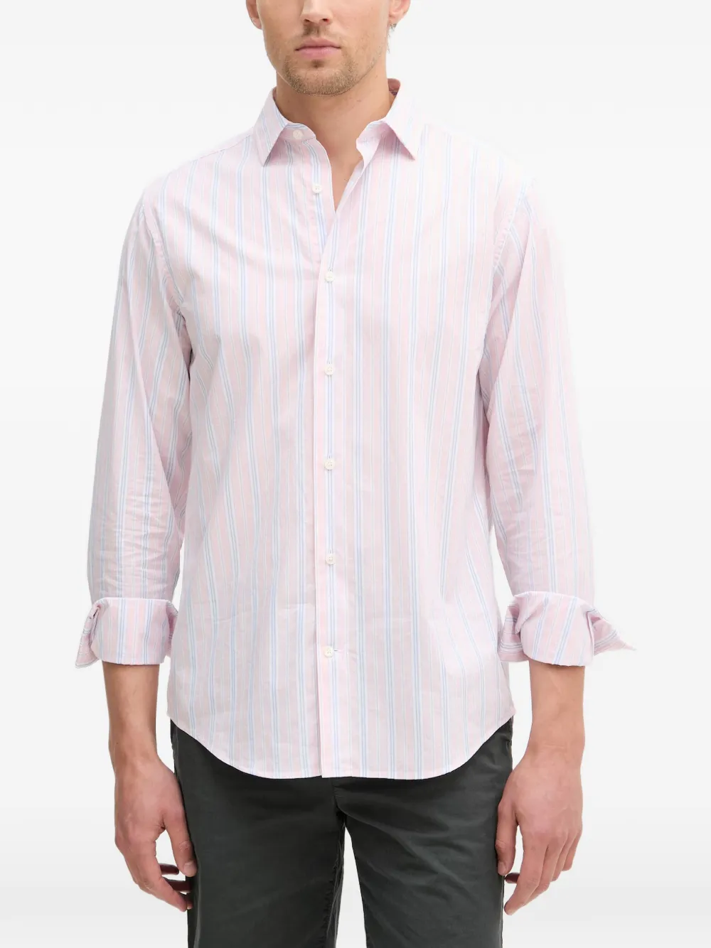 Gant striped long-sleeve shirt - Rosa