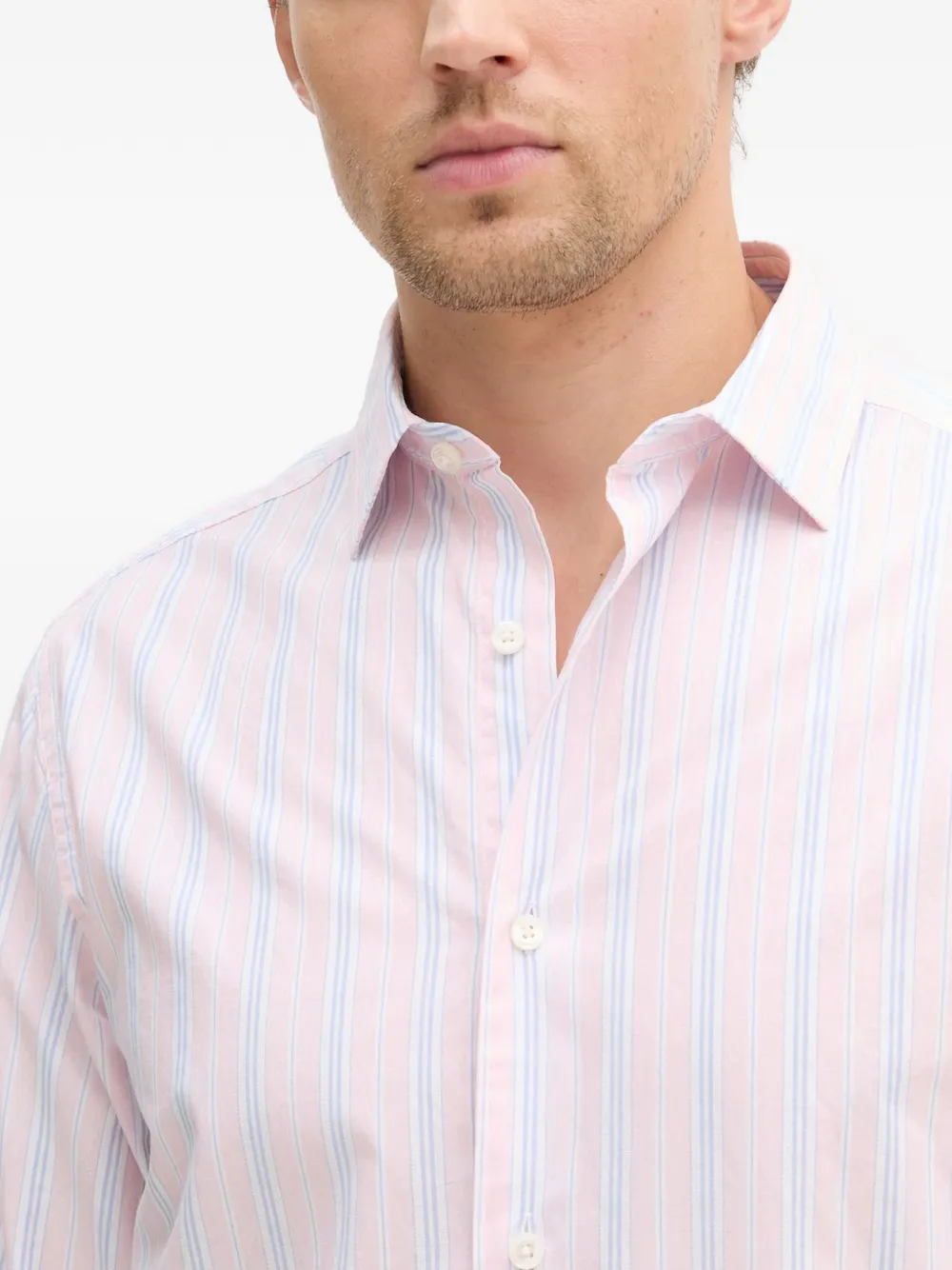 Gant Gestreept overhemd Roze