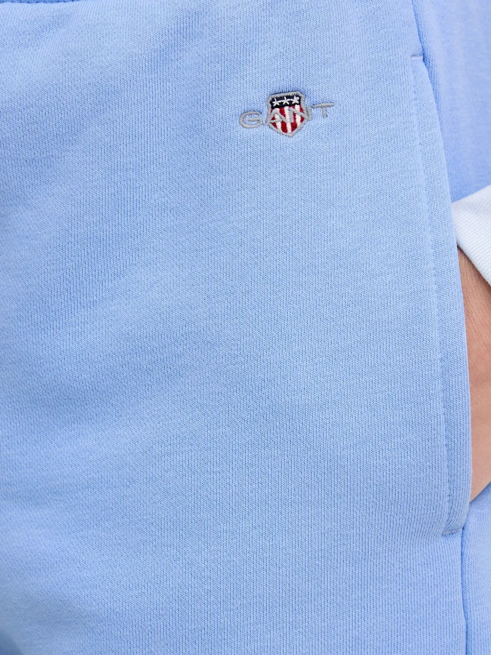 Gant Shorts met geborduurd logo Blauw