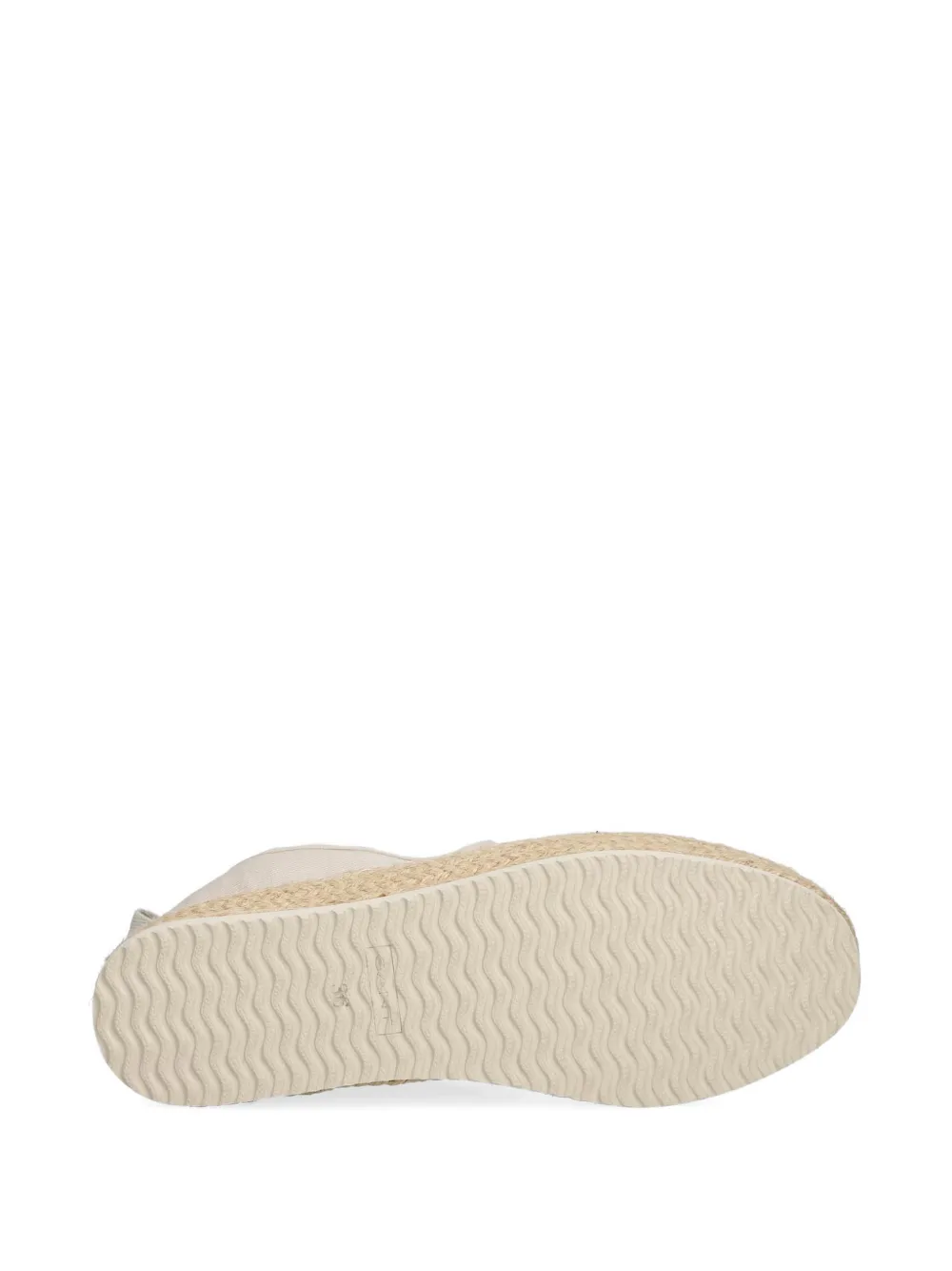 Gant embroidered logo-patch espadrilles Beige