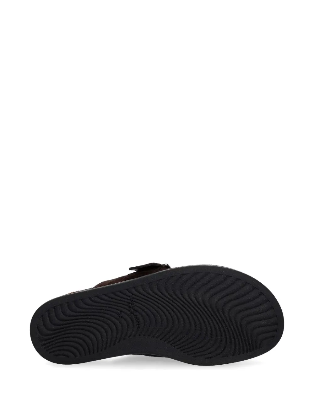 VAGABOND Effie buckle-fastening suede mules Bruin