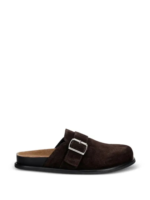 VAGABOND mules Effie de gamuza con cierre de hebilla
