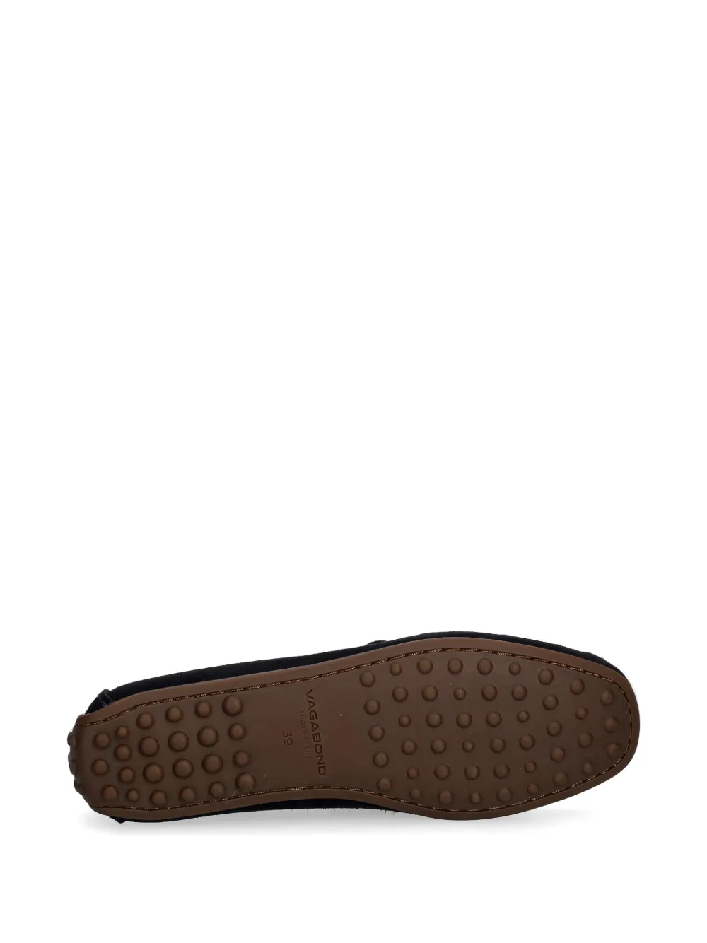 VAGABOND Larissa bow-detail suede loafers Zwart