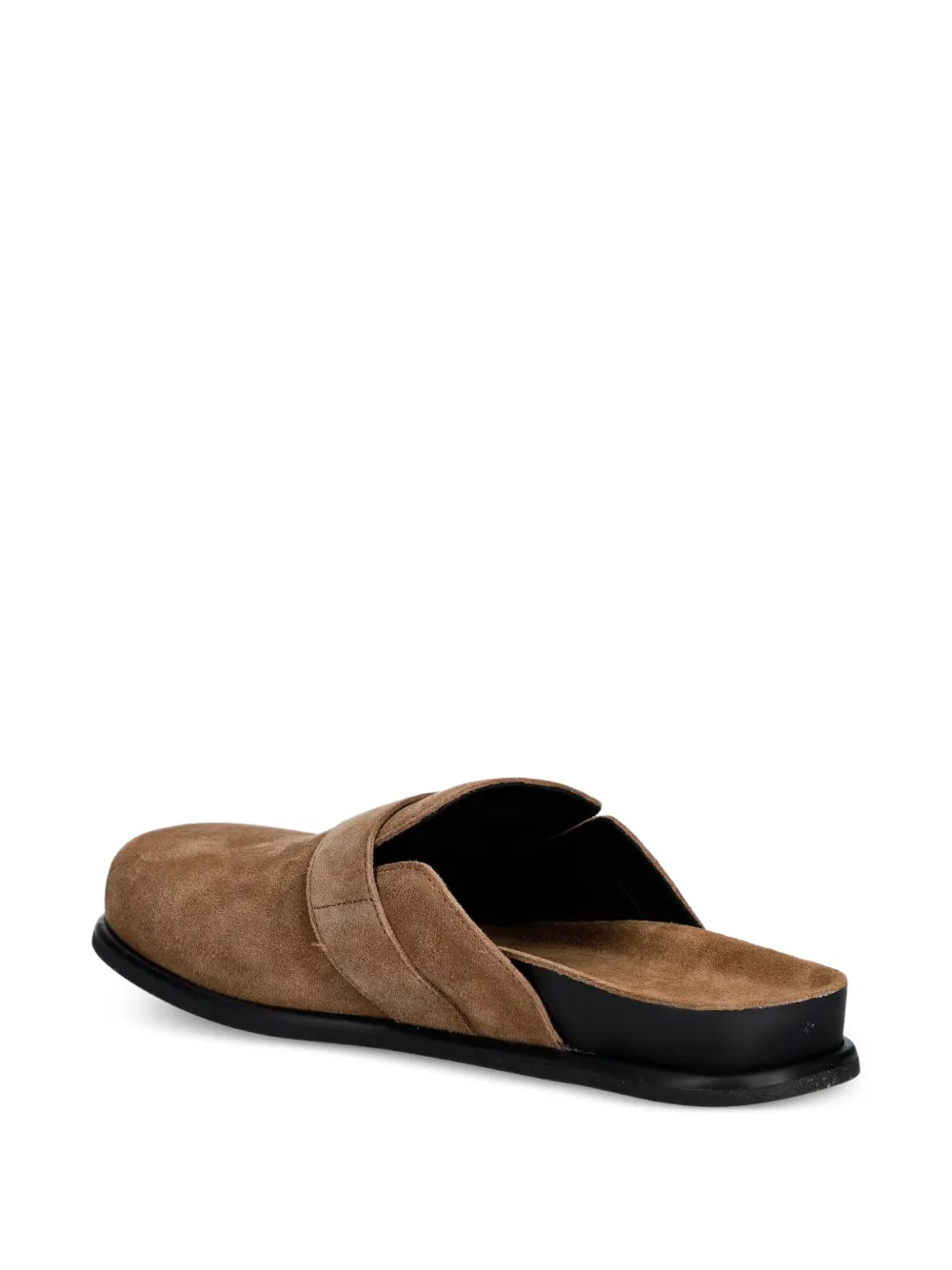 VAGABOND Effie buckle-fastening suede mules Bruin