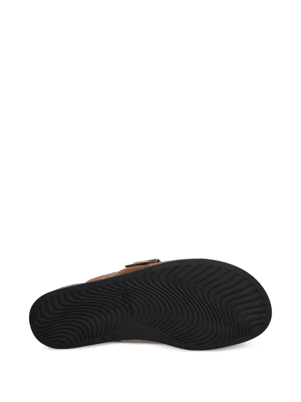 VAGABOND Effie buckle-fastening suede mules Bruin