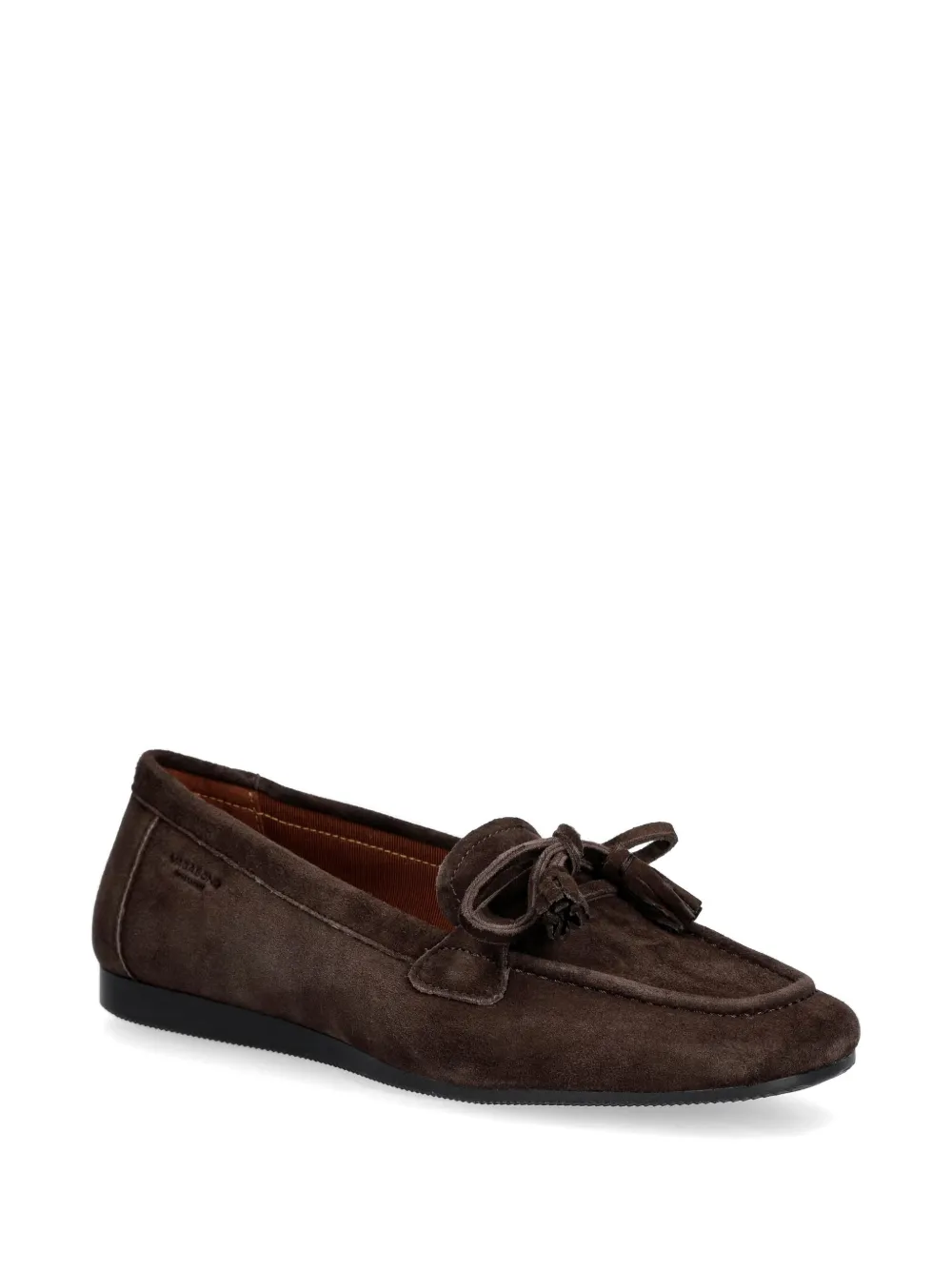 VAGABOND Hillary tassel-detail suede loafers Bruin