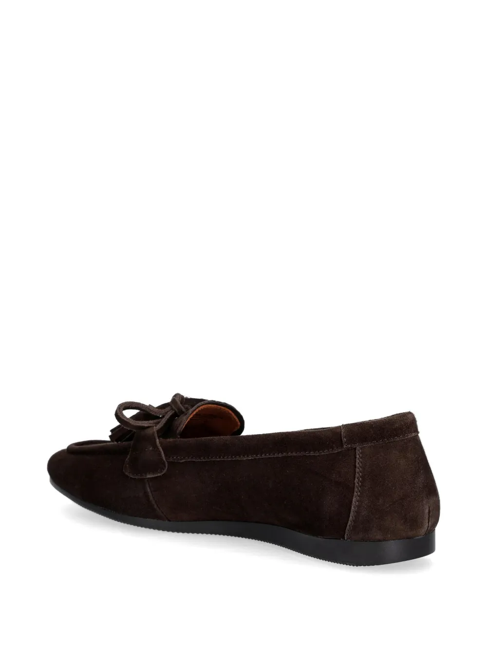 VAGABOND Hillary tassel-detail suede loafers Bruin