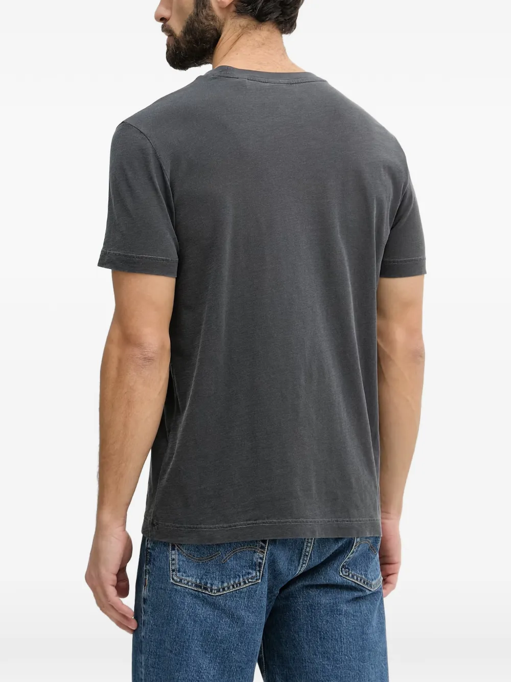 Gant T-shirt met geborduurd logo Zwart
