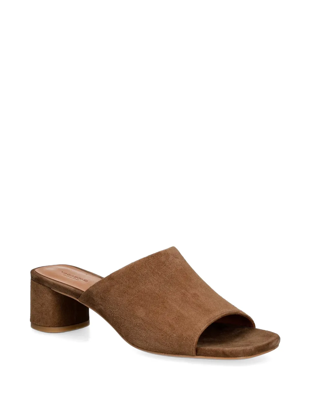 VAGABOND Piper suede slip-on sandals Bruin