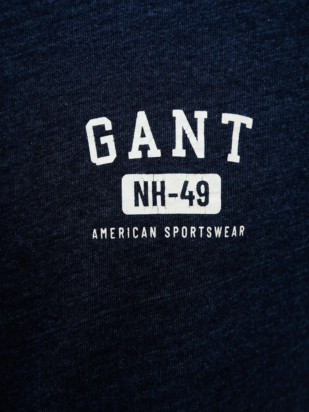Gant T-shirt met logoprint Blauw