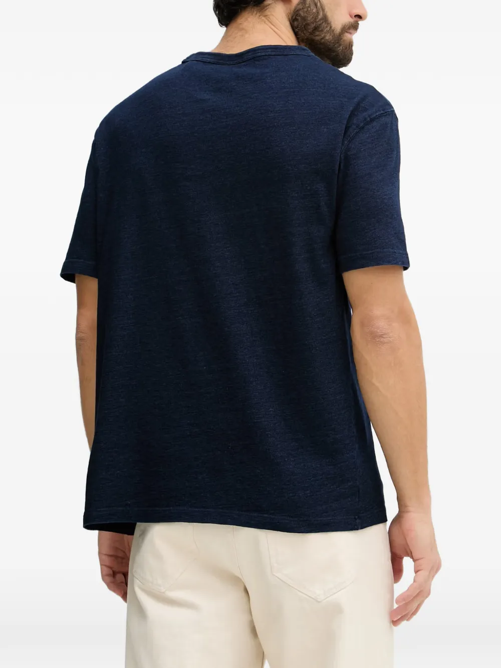 Gant T-shirt met logoprint Blauw
