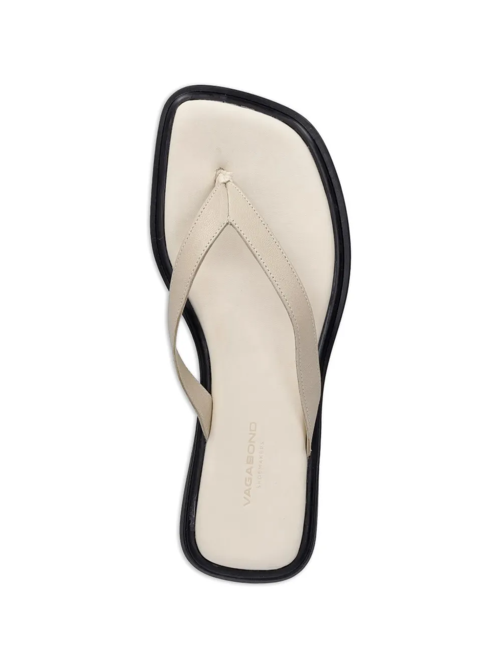 VAGABOND Izzy thong-strap leather sandals Wit