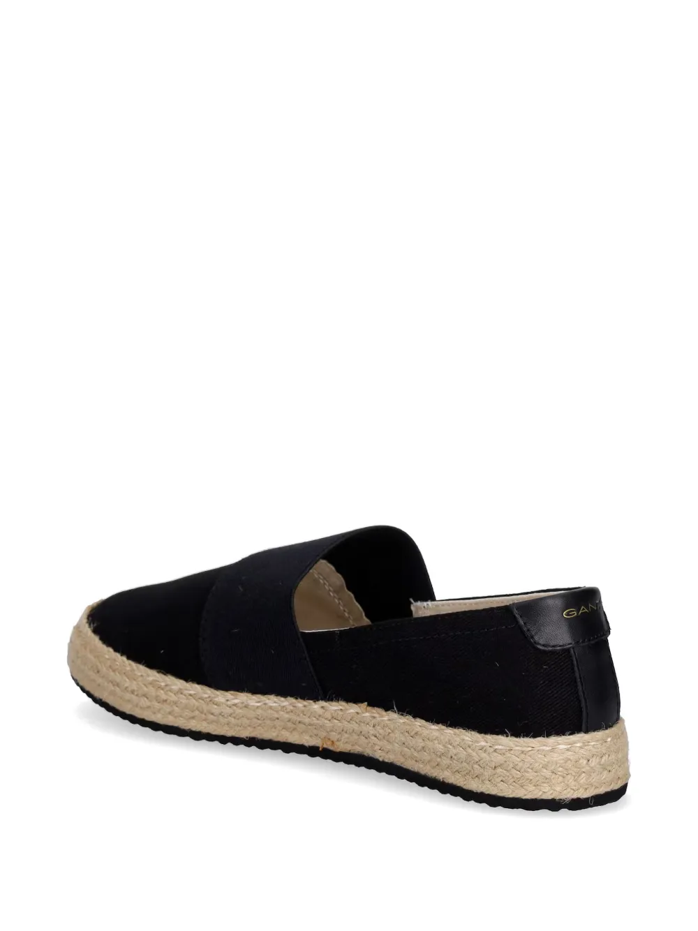 Gant elasticated-strap braided espadrilles Zwart