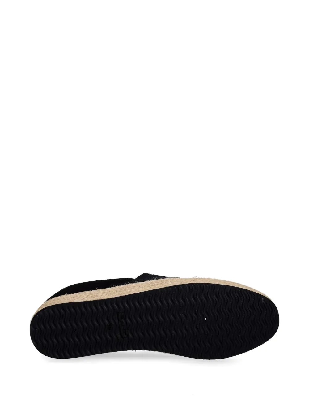 Gant elasticated-strap braided espadrilles Zwart