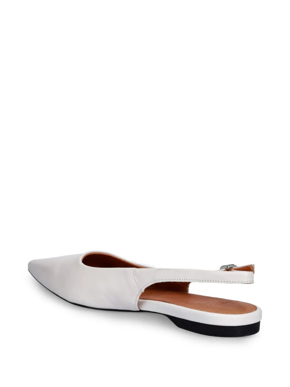 VAGABOND Hermine pointed-toe slingback ballet flats Wit