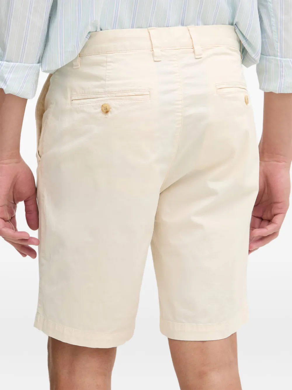 Gant Shorts met logo Beige
