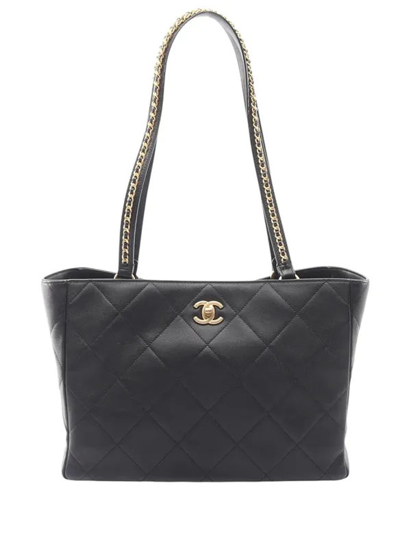 CHANEL Pre-Owned 2021-2026 マトラッセ カーフスキン ブック ポケット