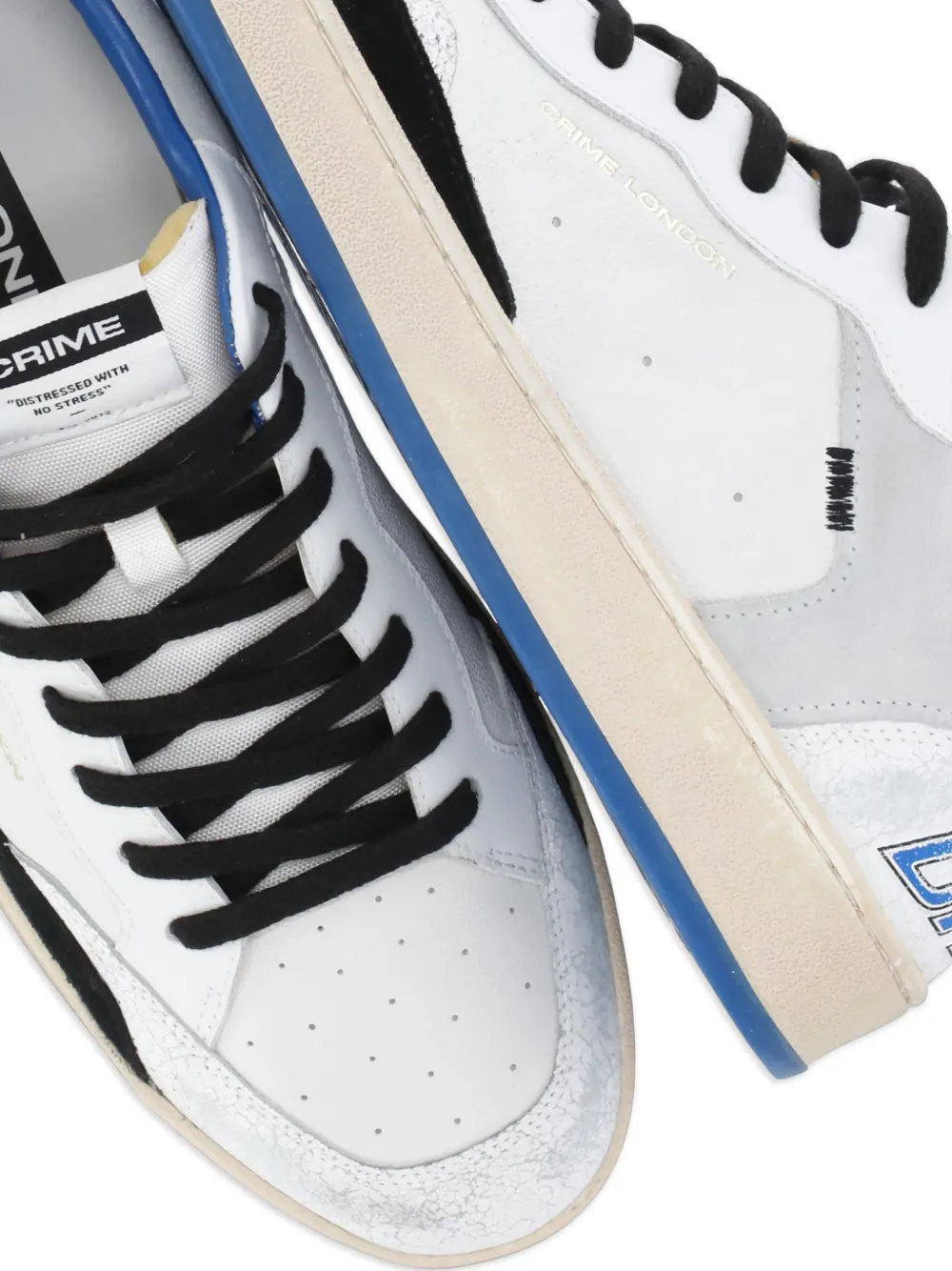 Crime London Chelsea panelled sneakers Wit