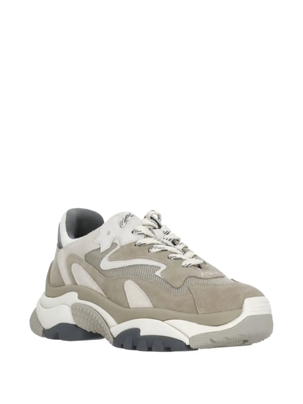 Ash Addict panelled sneakers Beige