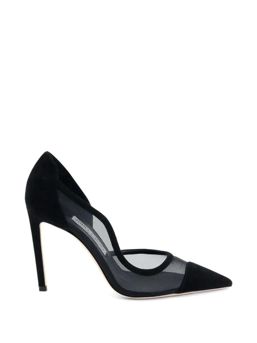 Jimmy Choo Brigitte mesh-panelled pumps Wit