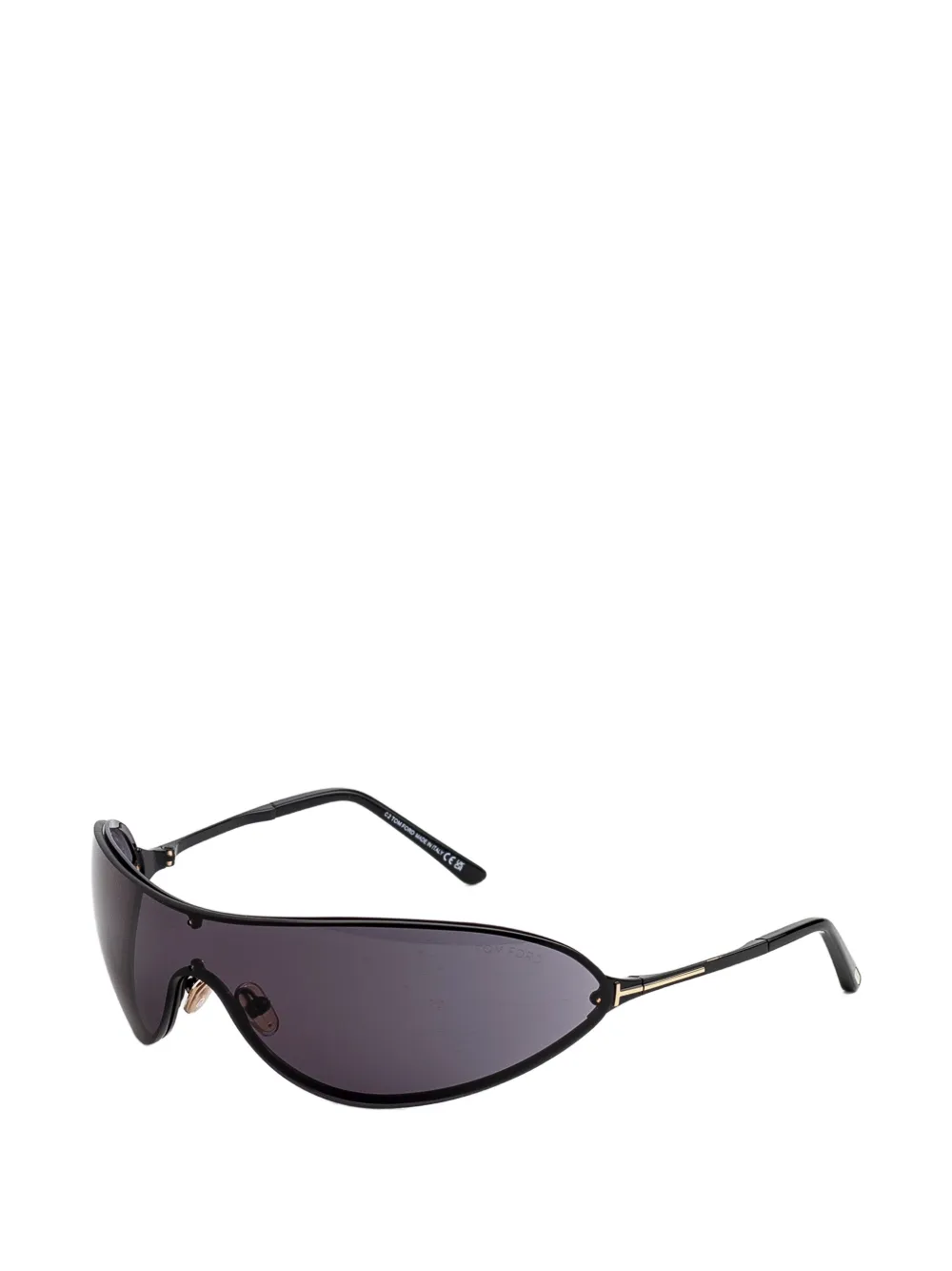 TOM FORD Eyewear Brady-02 zonnebril met wikkelmontuur Zwart