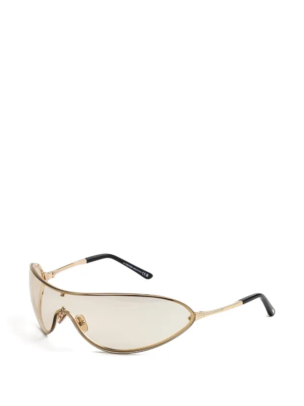 TOM FORD Eyewear geometric-frame Sunglasses | Gold | FARFETCH