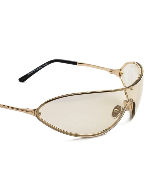 TOM FORD Eyewear geometric-frame Sunglasses | Gold | FARFETCH