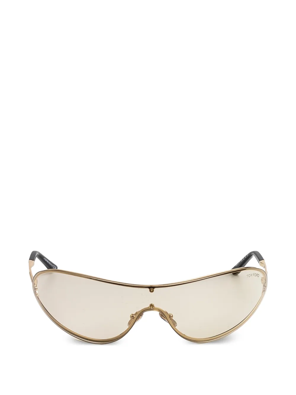 TOM FORD Eyewear geometric-frame sunglasses - Oro