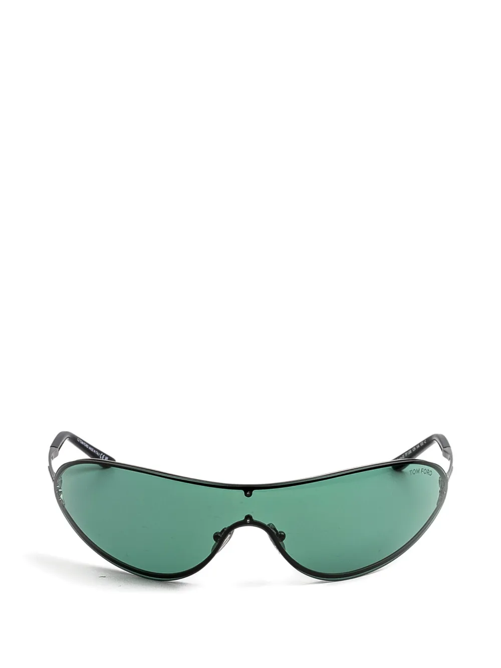 TOM FORD Eyewear Brady-02 geometric-frame sunglasses - Verde