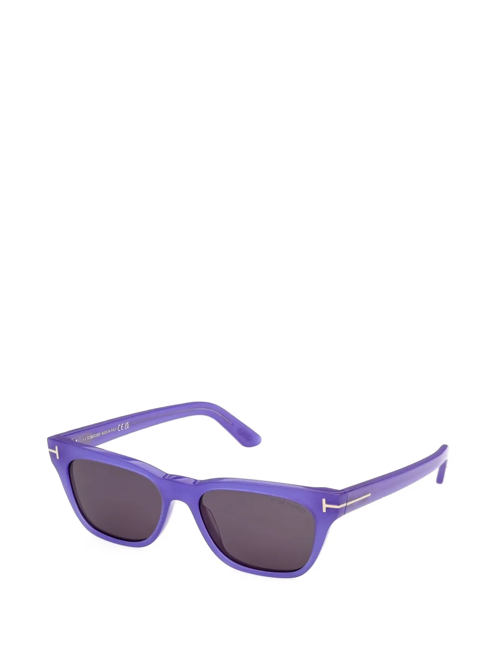 TOM FORD Eyewear Penn zonnebril met rechthoekig montuur Paars