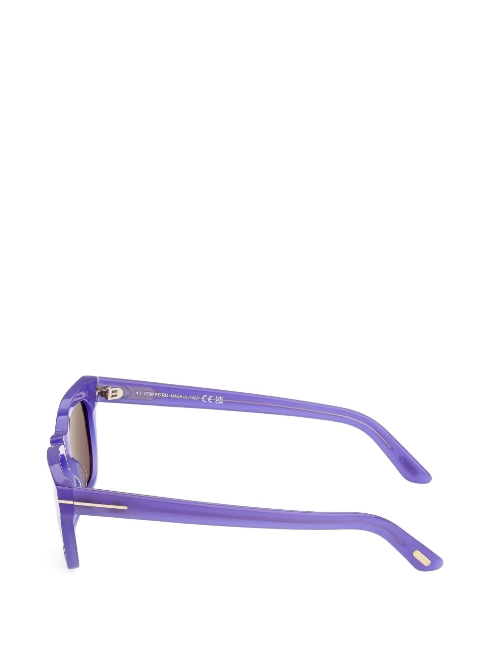 TOM FORD Eyewear Penn zonnebril met rechthoekig montuur Paars