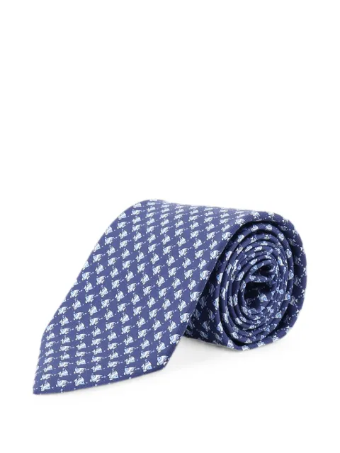 Ferragamo fish-print silk tie