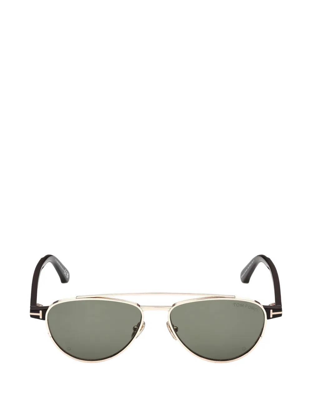 TOM FORD Eyewear T-motif pilot-frame sunglasses - Nero