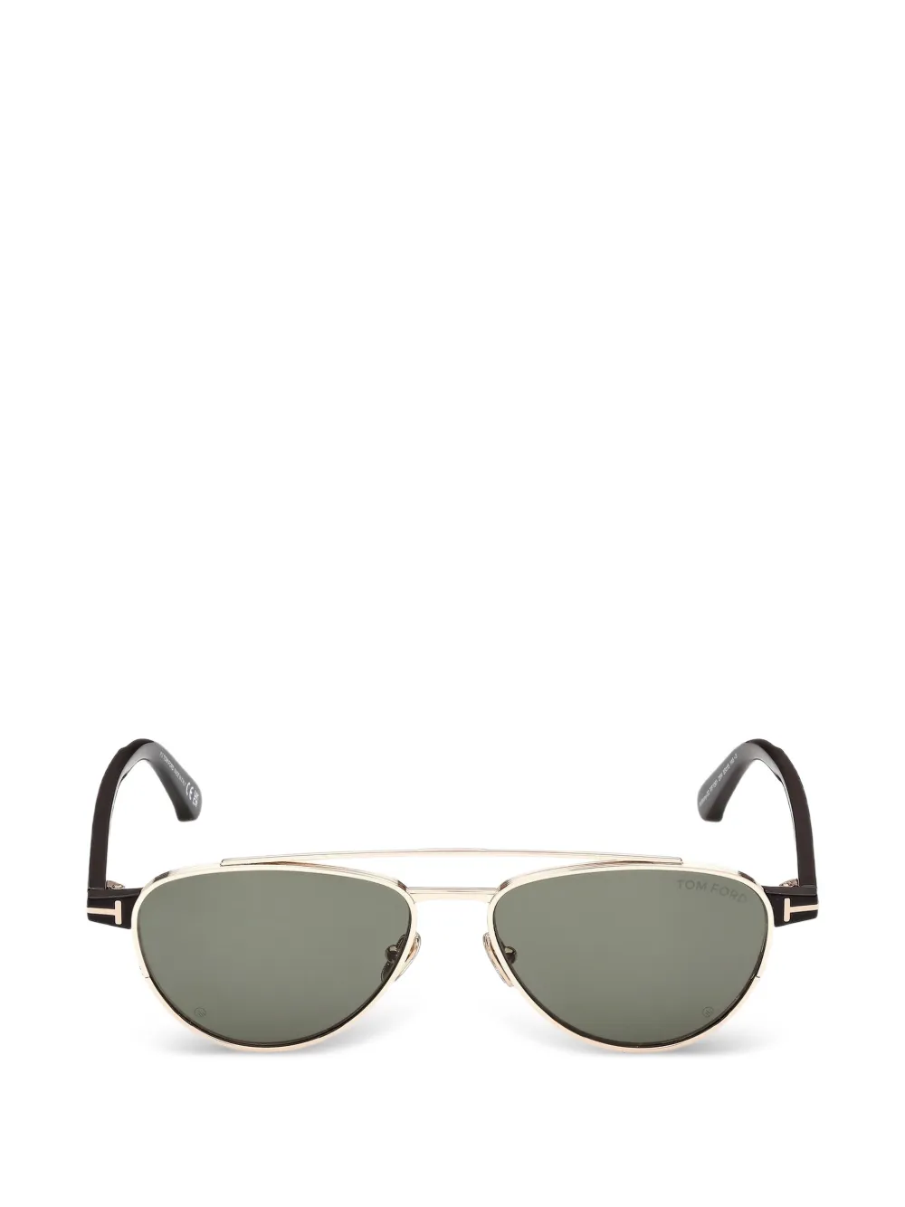 TOM FORD Eyewear T-motif pilot-frame sunglasses - Nero