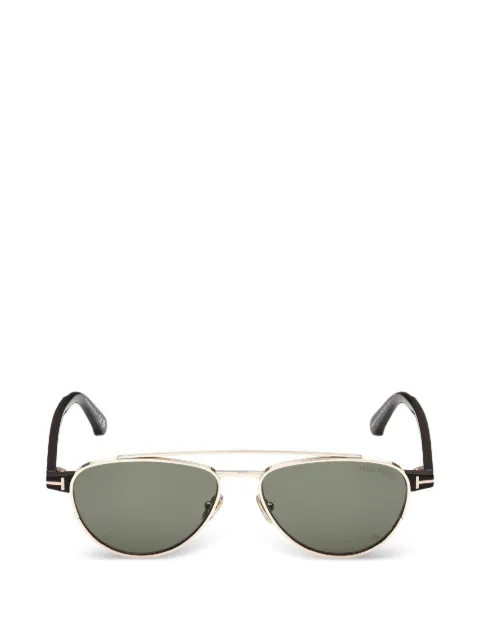 TOM FORD Eyewear T-motif pilot-frame sunglasses