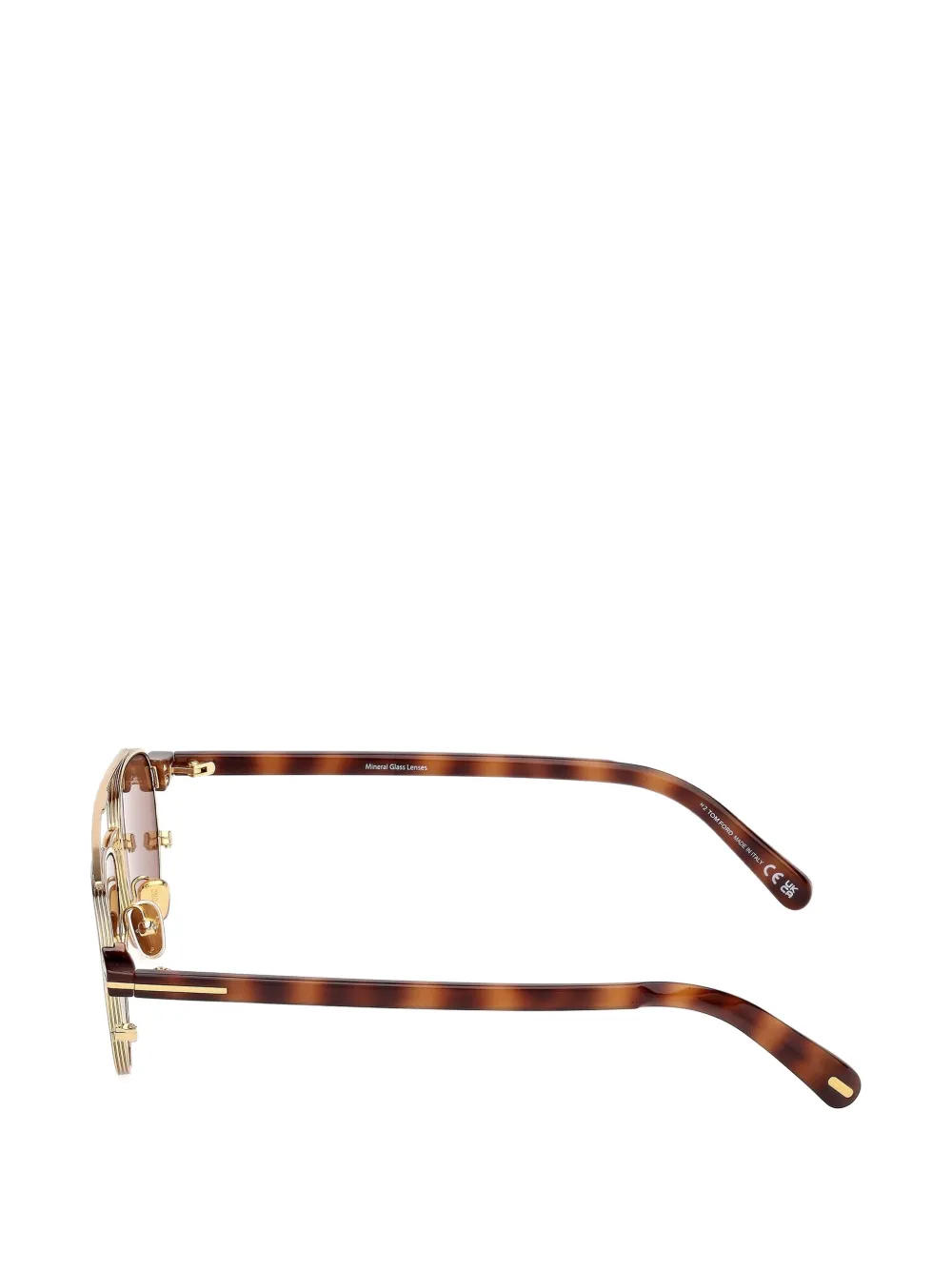 TOM FORD Eyewear Zonnebril met piloten montuur Bruin