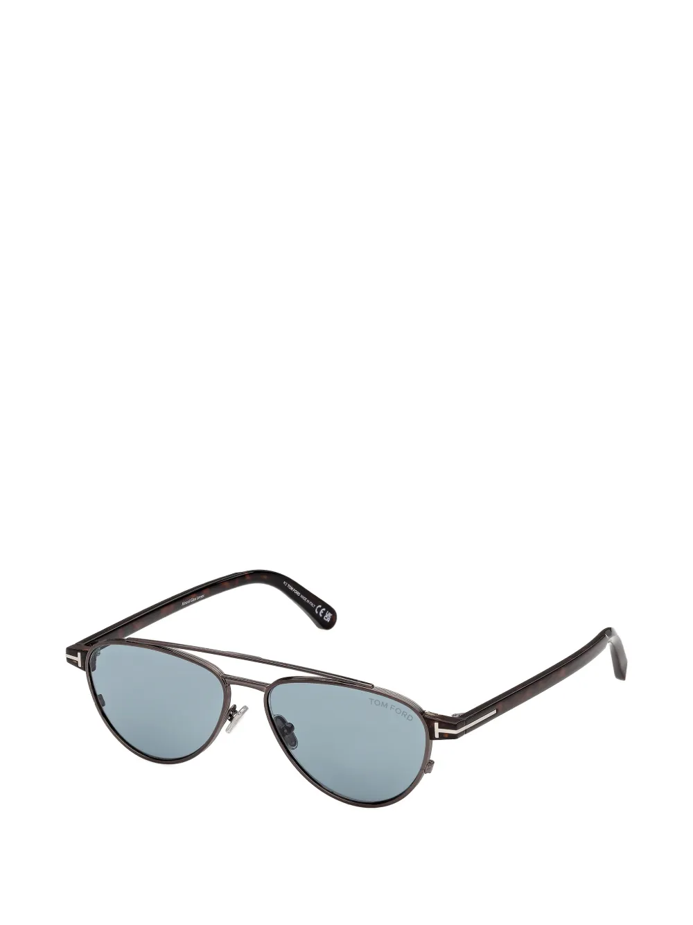 TOM FORD Eyewear Anthony-02 zonnebril met pilotenmontuur Bruin
