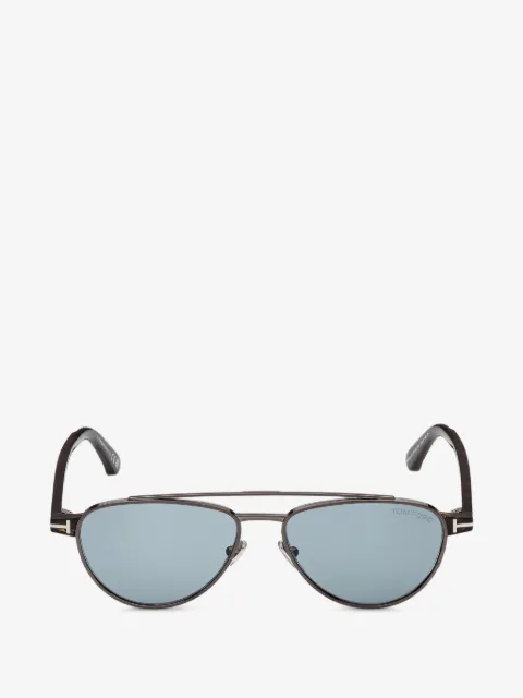 TOM FORD Eyewear double-bridge pilot-frame sunglasses
