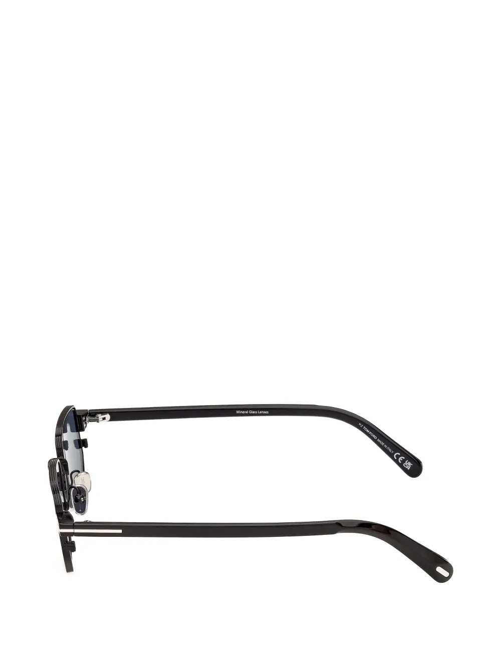 TOM FORD Eyewear Zonnebril met geometrisch montuur Zwart