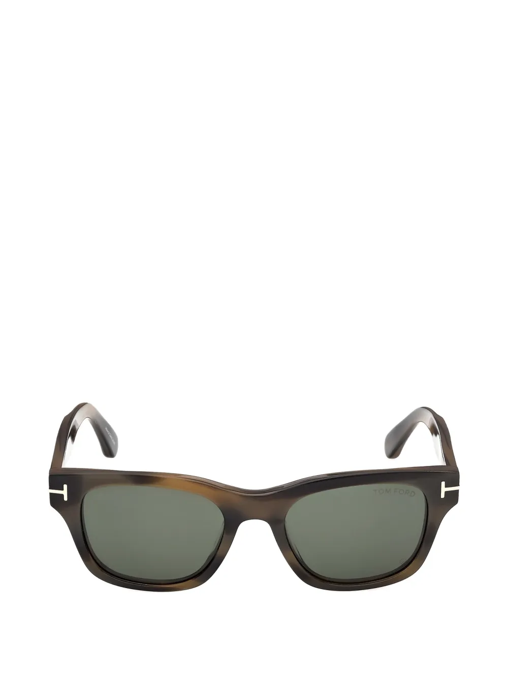 TOM FORD Eyewear T-hinge rectangle-frame sunglasses - Marrone