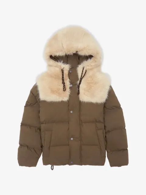 Ports V faux-fur trim puffer jacket