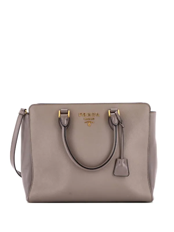 Prada Pre-Owned コンバーチブル オープン サフィアーノレザー 