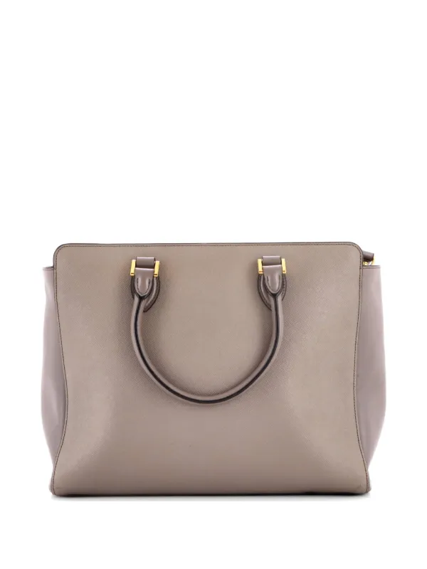 Prada Pre-Owned コンバーチブル オープン サフィアーノレザー 